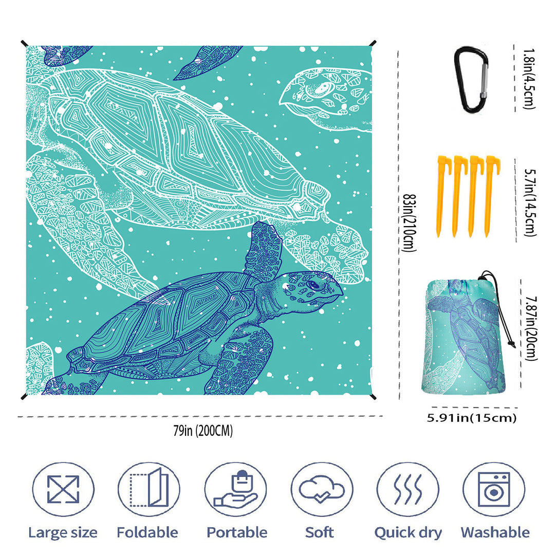 Extra-Large Portable Beach Mat Kalsten