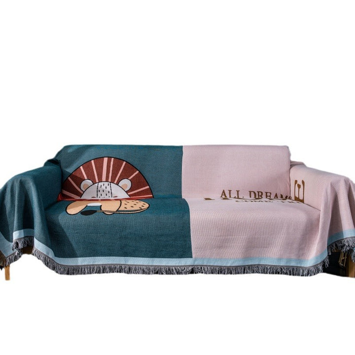 Cozy Animal-Themed Throw Blanket