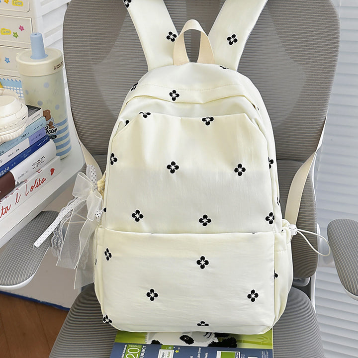 Floral Embroidered Casual Backpack Kalsten