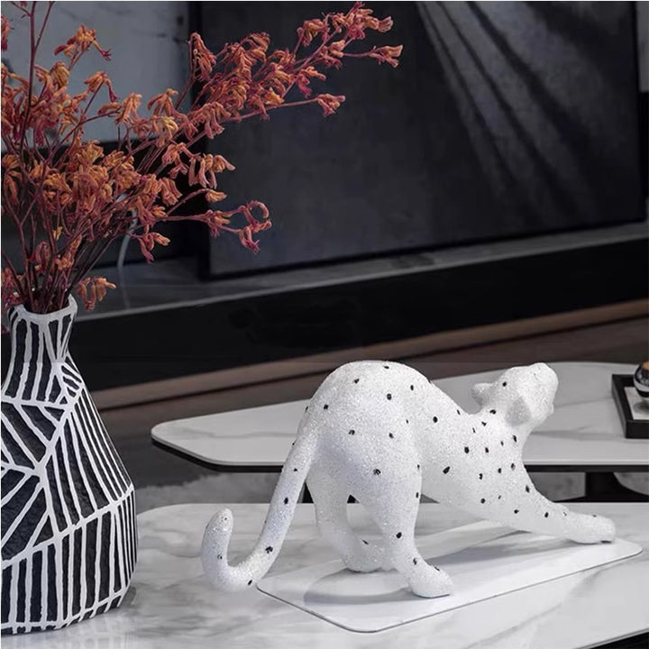 Decorative Cheetah Art Sculpture