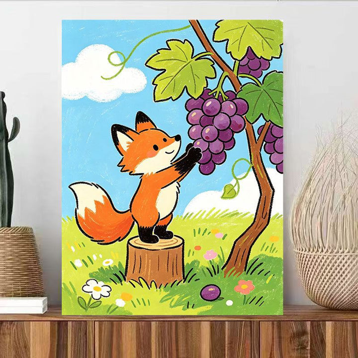 Cute Animal Illustration Wall Art Kalsten