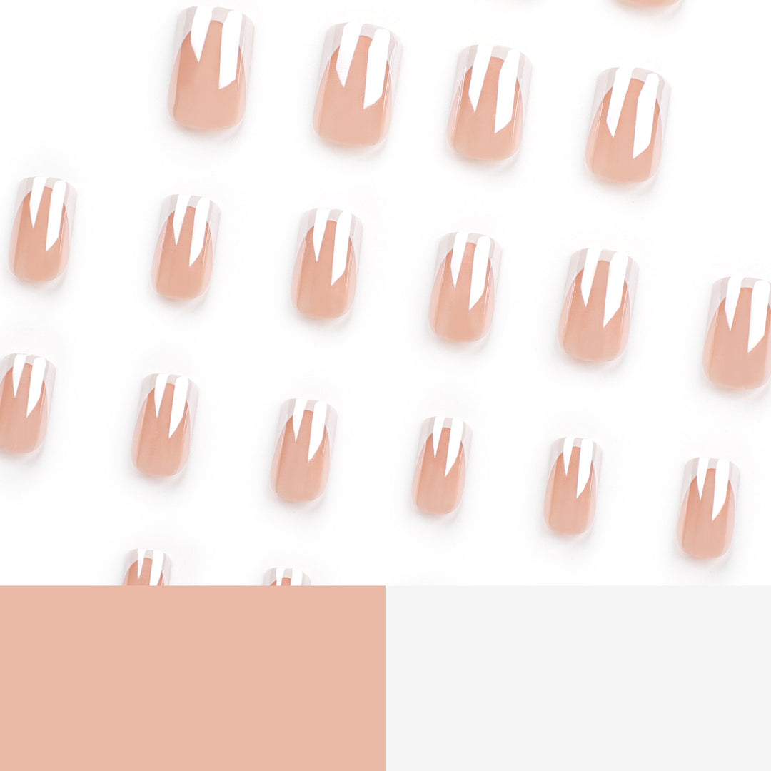 Elegant Nail Art with French Tip Molding Kalsten
