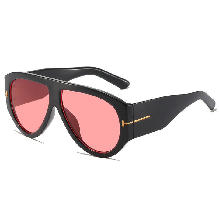 Fashion-Forward Oversized Shield Sunglasses Kalsten