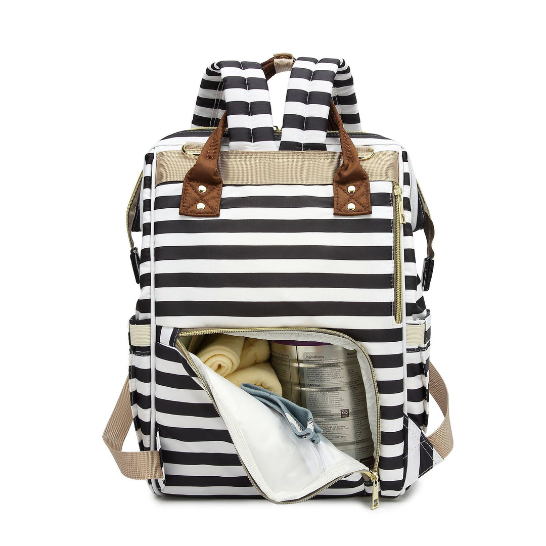 Stylish Striped Backpack Kalsten