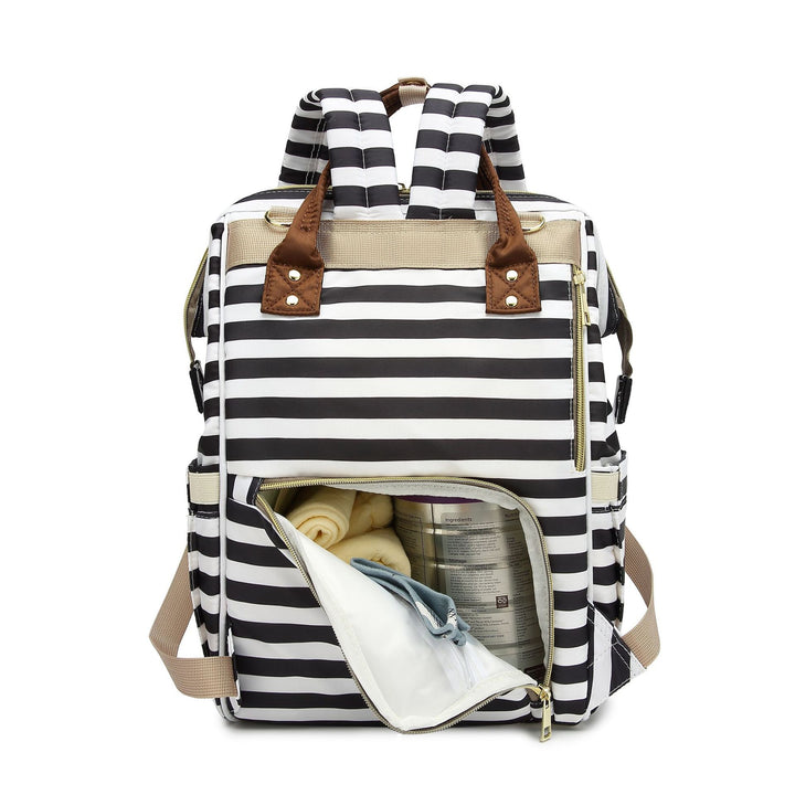 Stylish Striped Backpack Kalsten
