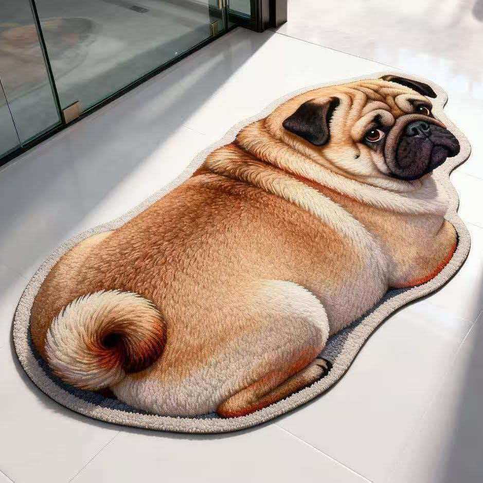 Cute Dog Shaped Bath Mat