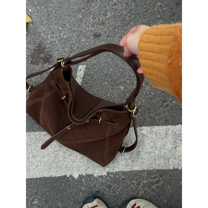 Elegant Suede Tote Bag Kalsten