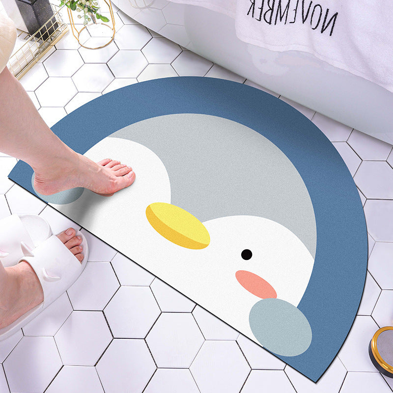 Lion-Themed Plush Bath Mat Kalsten