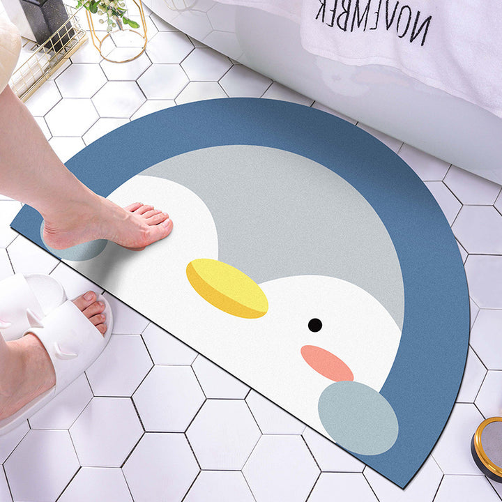 Lion-Themed Plush Bath Mat Kalsten