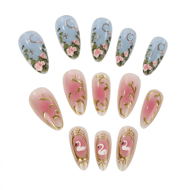 Elegant and playful artificial nails Kalsten