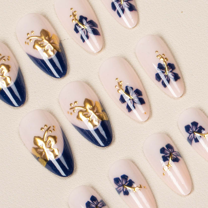 Artistic Floral Nail Design Set