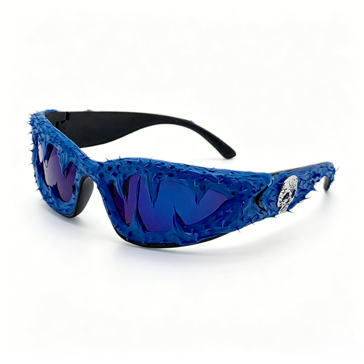 Ladies creative fashion sunglasses with unique spikes and skull design Kalsten