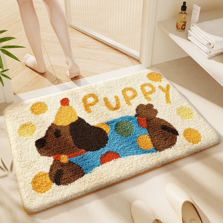 Cute Cartoon Cat Bath Rug Kalsten