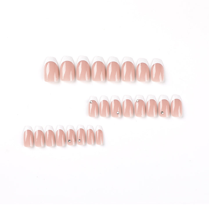 Glamorous artificial nails with French manicure Kalsten