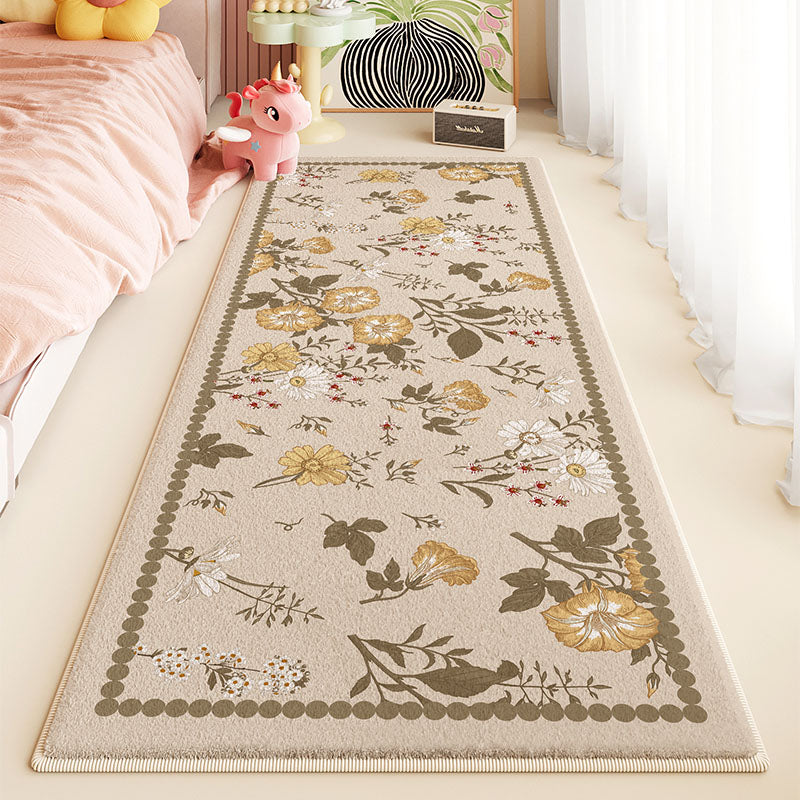 Floral Design Area Rug