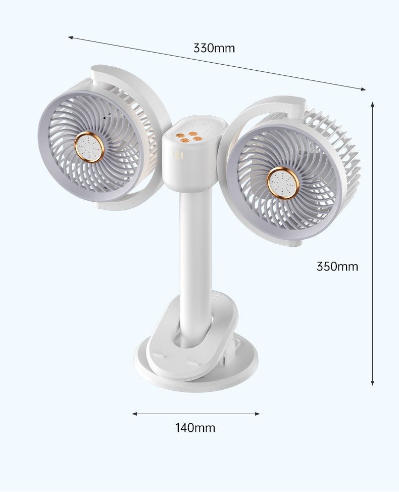 Tabletop Oscillating Fan with LED Light Kalsten