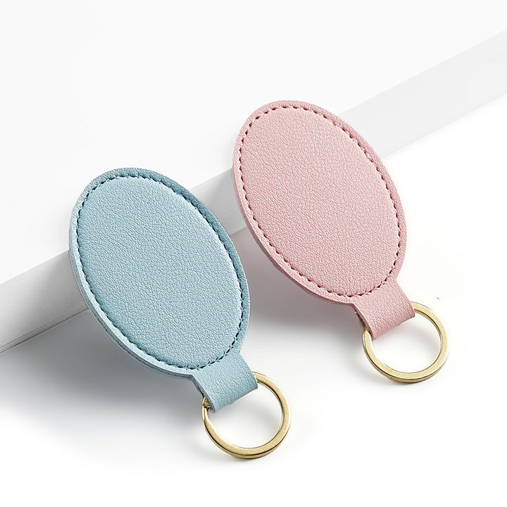 Unisex keychain made of high-quality artificial leather with stylish design Kalsten