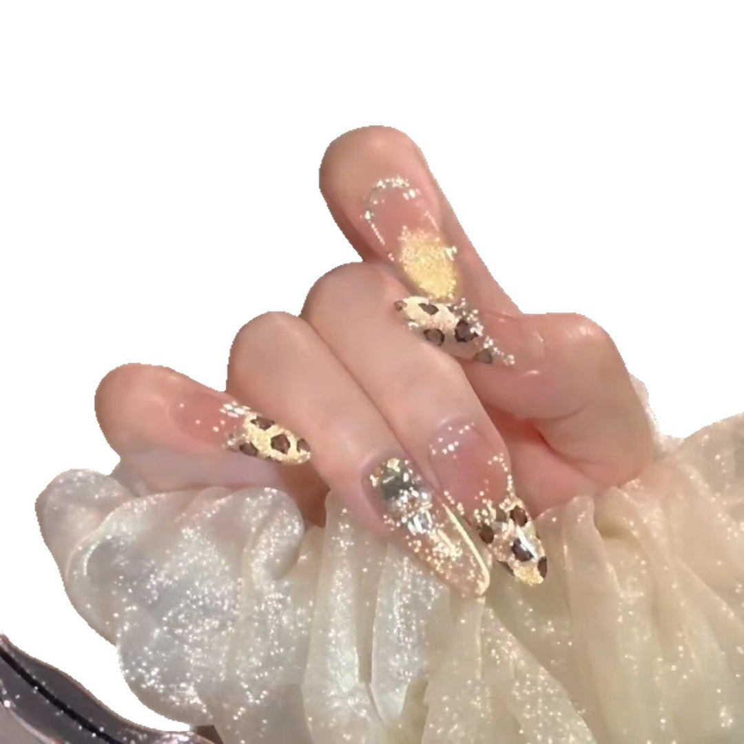Glamorous Animal Print Press-On Nails Kalsten