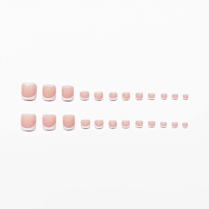 Premium French Tip Nail Set Kalsten