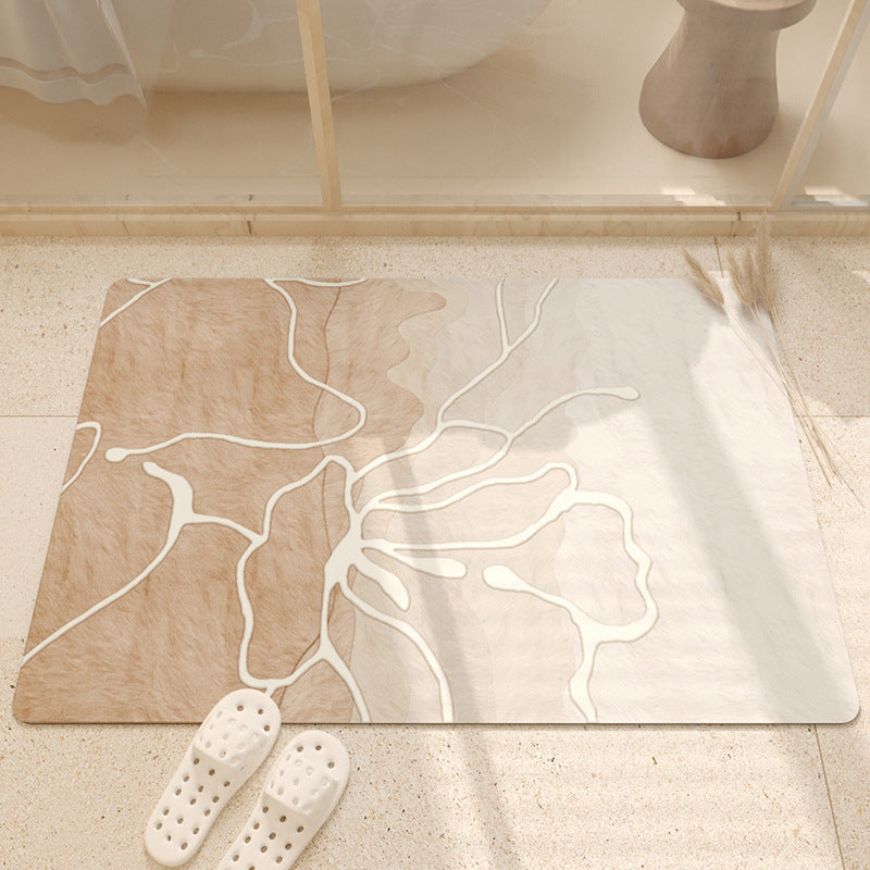 Abstract Soft Bath Mat