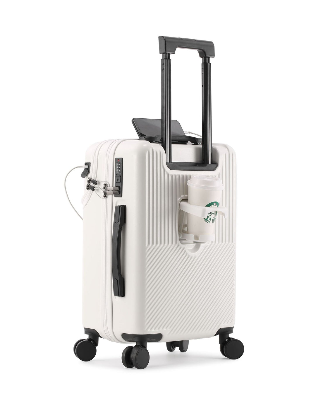 Unisex Smart Tech Compact Carry-On Suitcase Kalsten