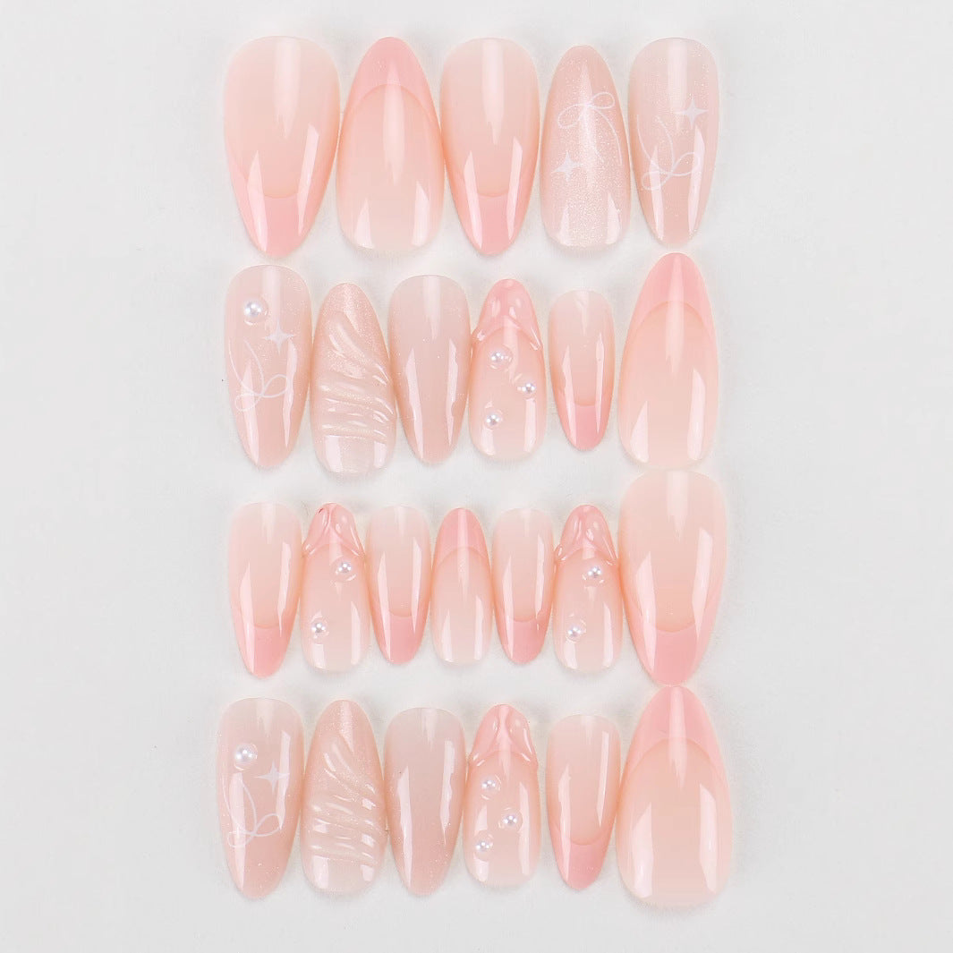 Elegant Artistic Press-On Nail Set Kalsten