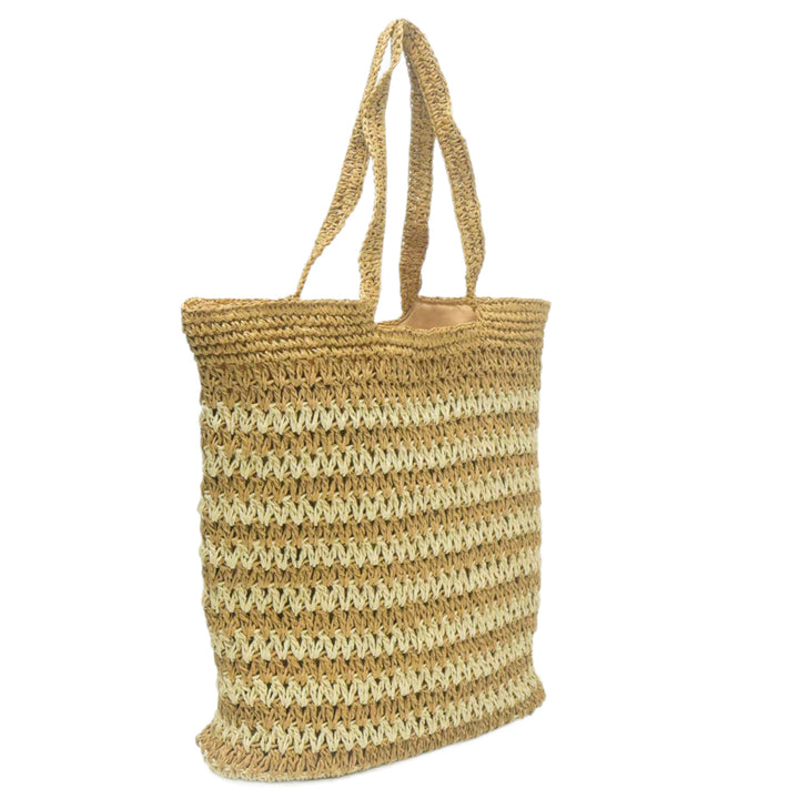 Braided beach bag with breathable structure Kalsten