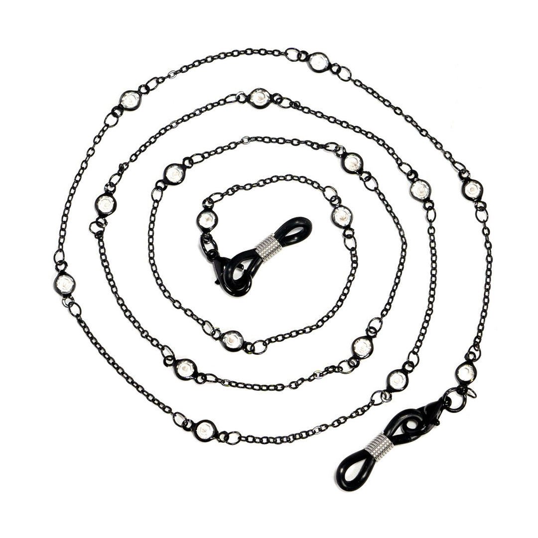 Crystal-Embellished Eyewear Chain Kalsten