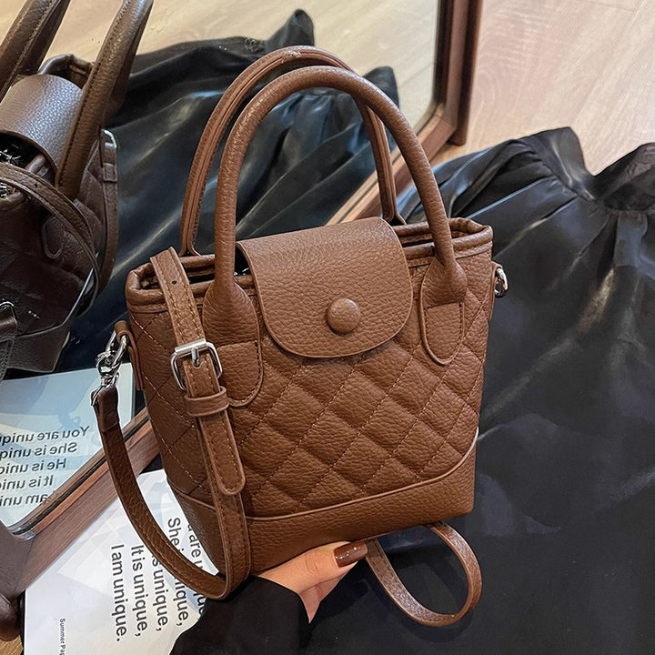 Quilted Mini Top-Handle Handbag Kalsten