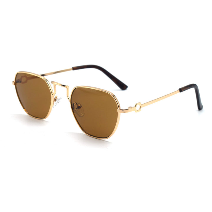 Vintage-Inspired Geometric Frame Sunglasses Kalsten