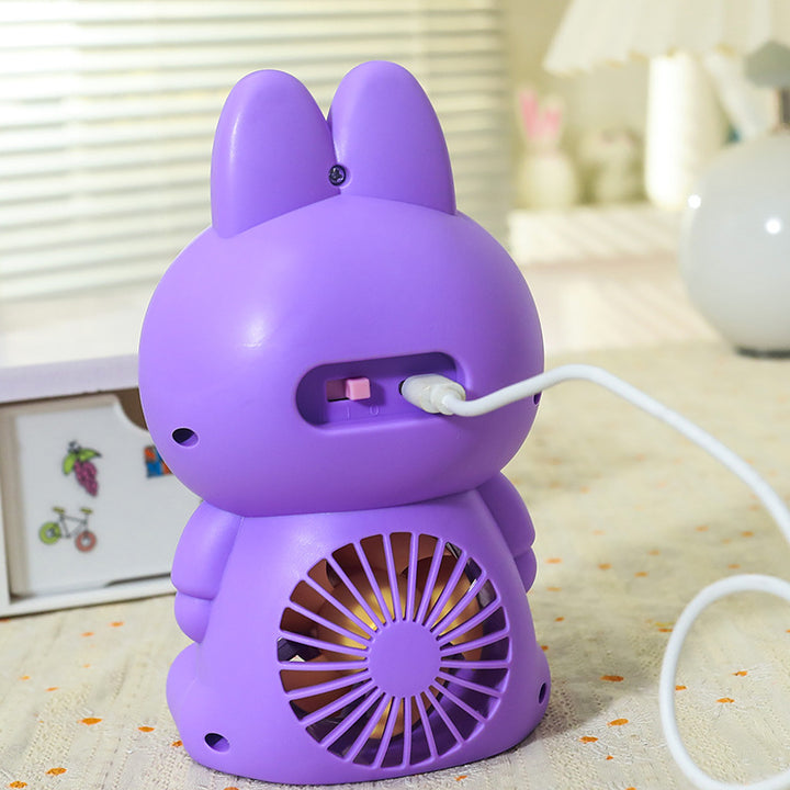 Women's portable USB mini fan in cute rabbit design Kalsten