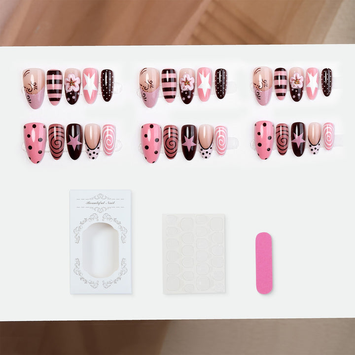 Nail art set with creative patterns and unique designs Kalsten