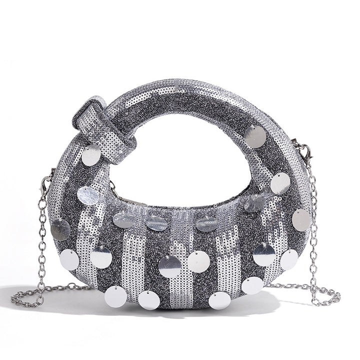 Chic Rhinestone-Embellished Handbag Kalsten