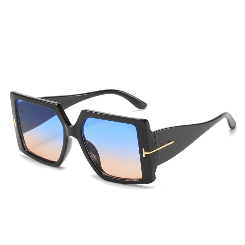 Oversized Geometric Shield Sunglasses Kalsten
