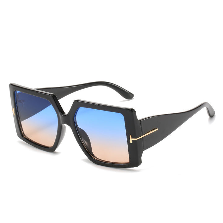 Oversized Geometric Shield Sunglasses Kalsten