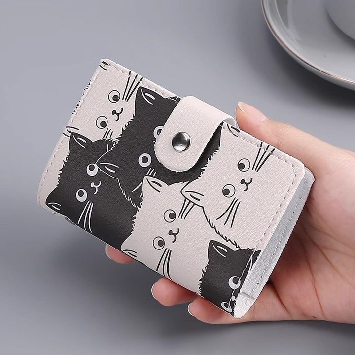 Cute Cat Print Wallet