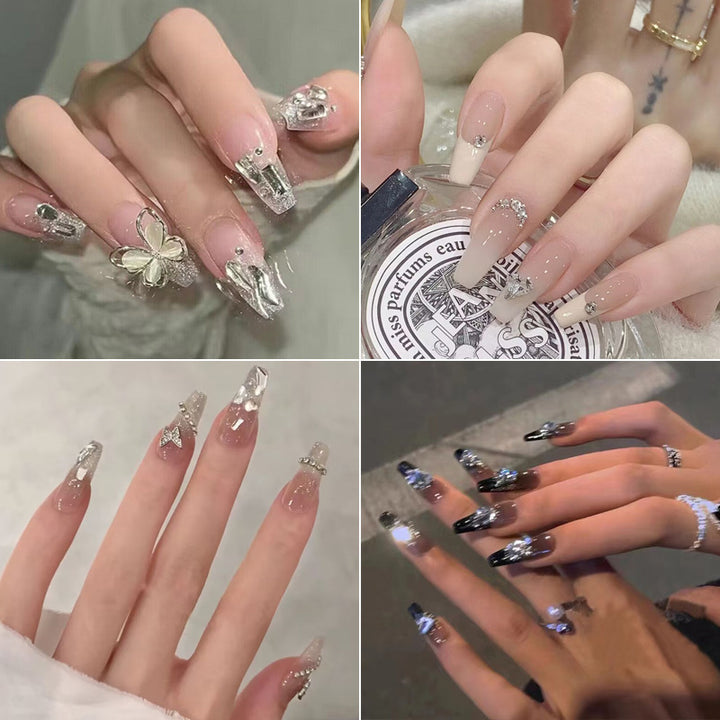 Floral-Inspired Elegant Press-On Nail Design Kalsten