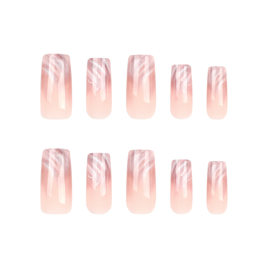 Artistic Acrylic Nails with Elegant Shine Kalsten
