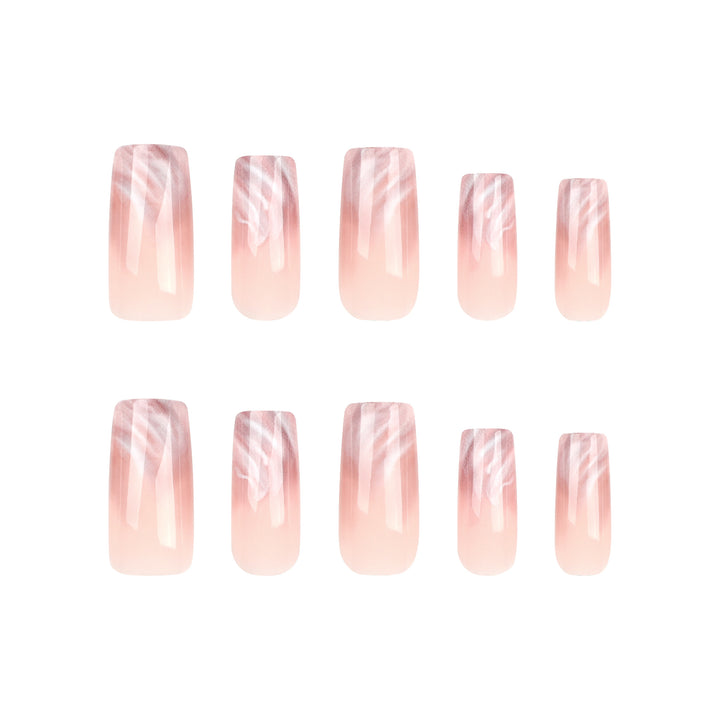Artistic Acrylic Nails with Elegant Shine Kalsten