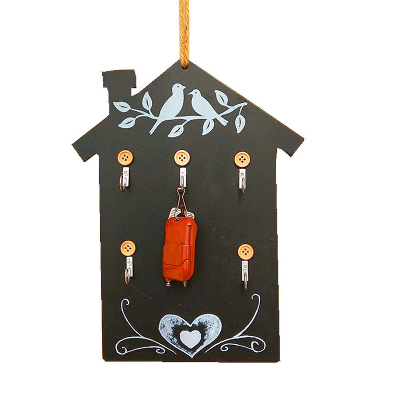 Decorative Wall-Mounted House-Shaped Organizer
