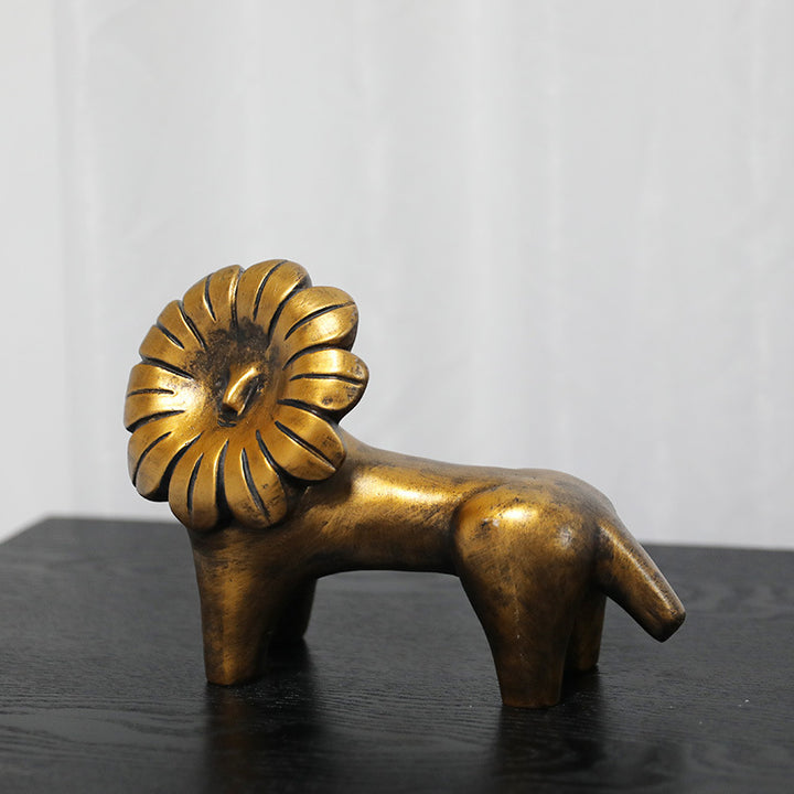 Artistic Lion Figurine