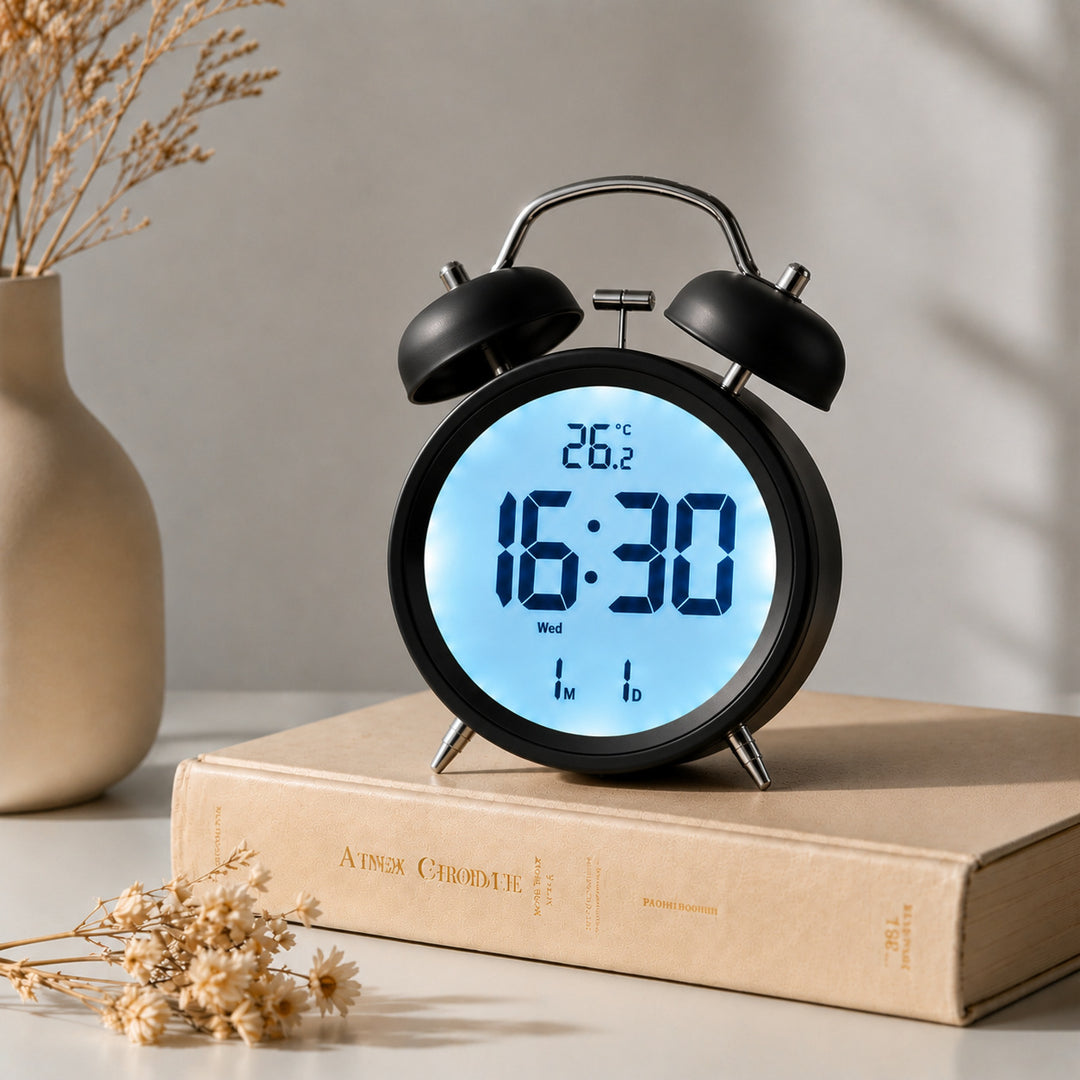 Digital Alarm Clock in Retro Style Kalsten