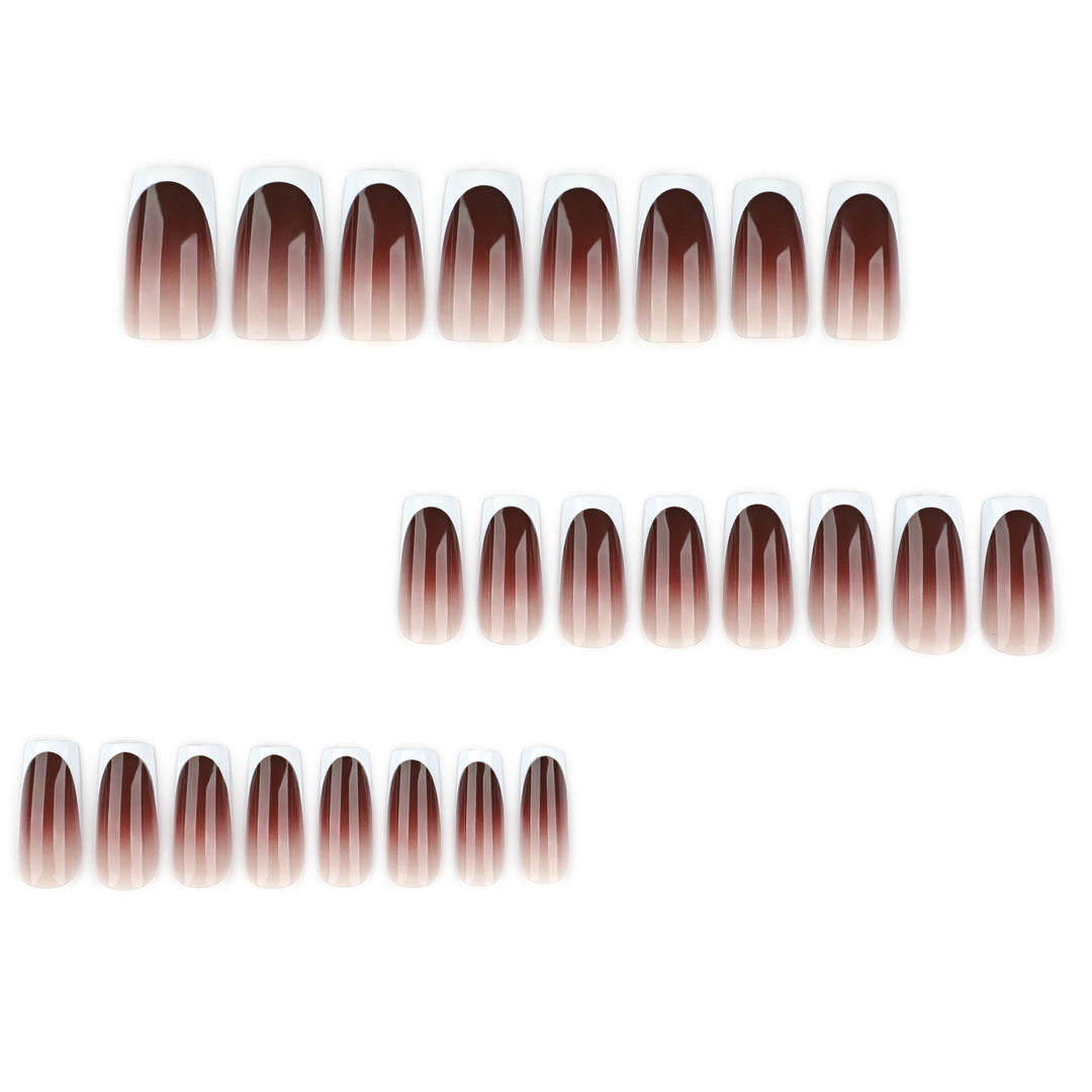 Artful Nail Extensions with Elegant French Tip Kalsten