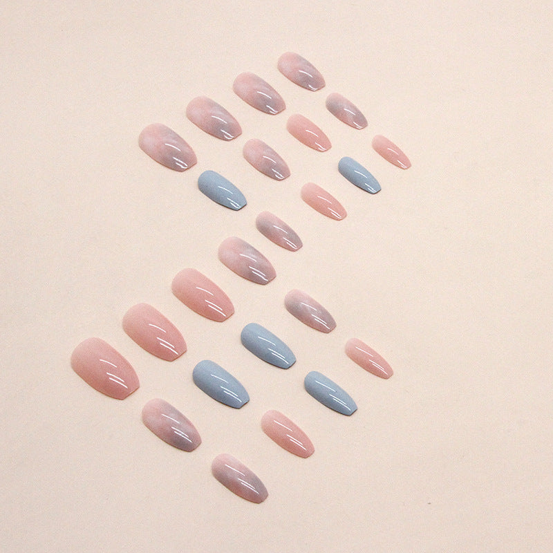 Ombre Glossy Press-On Nail Tips Kalsten