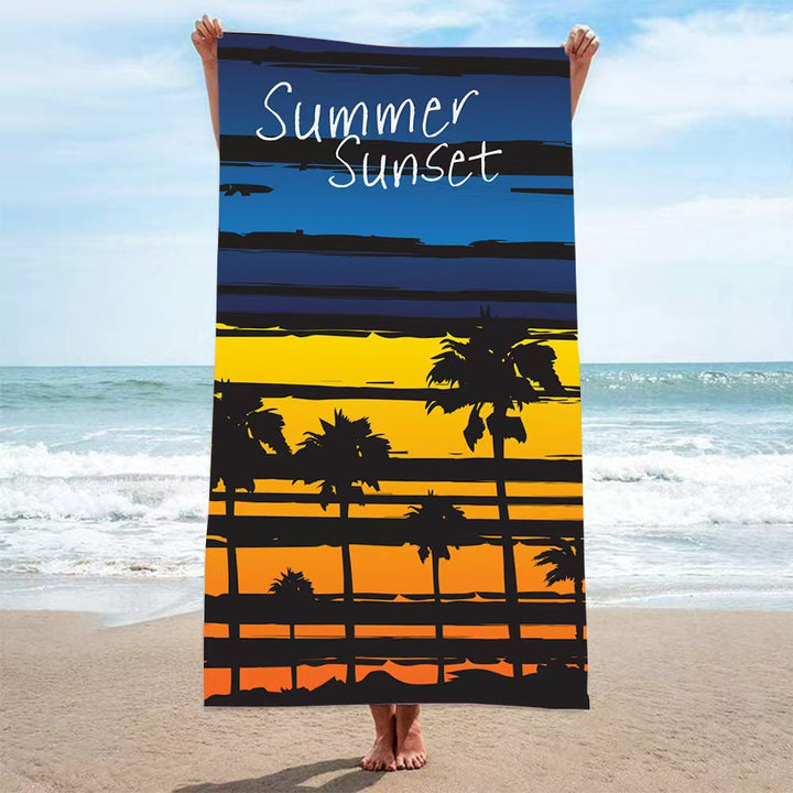 Women's beach towel with creative golf theme Kalsten