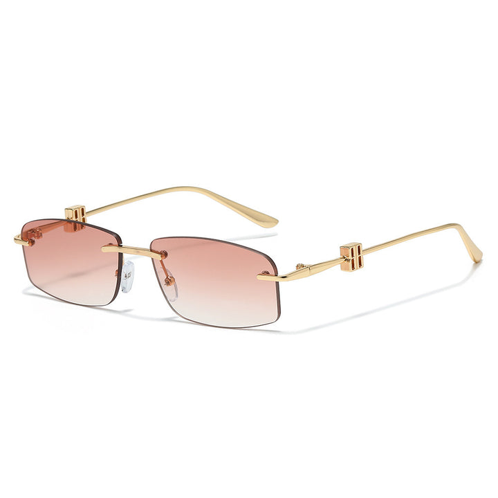 Avant-Garde Minimalist Rectangle Sunglasses Kalsten