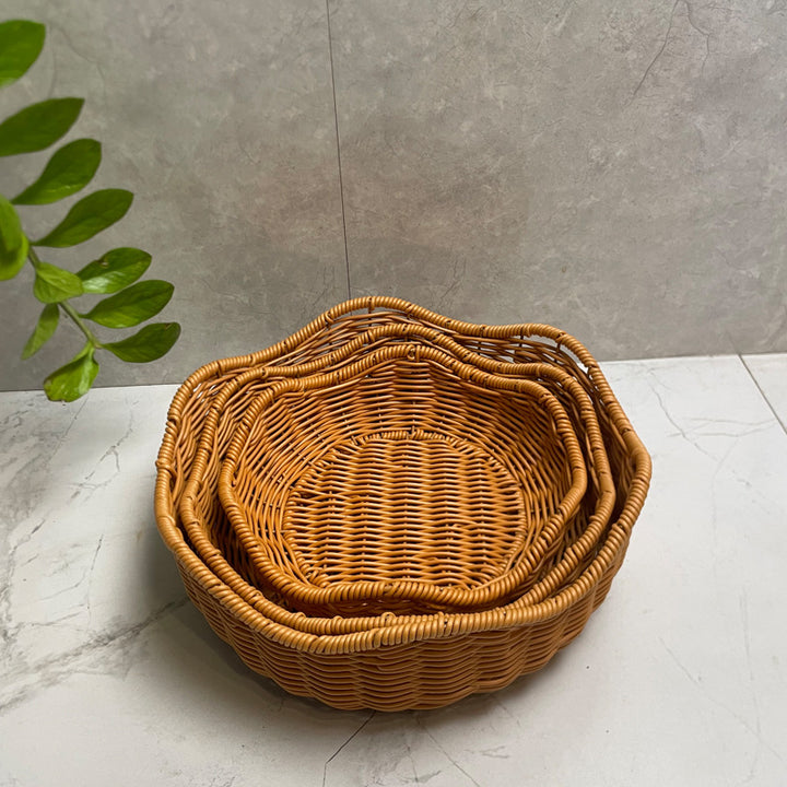 Decorative Woven Serving Basket Kalsten