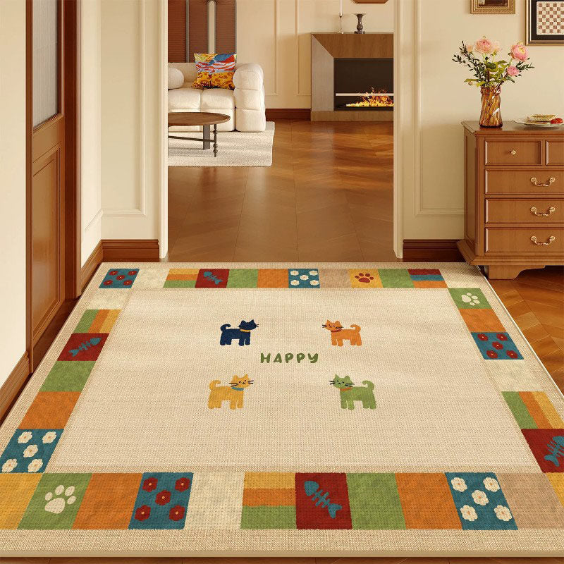 Decorative Pet-Themed Area Rug