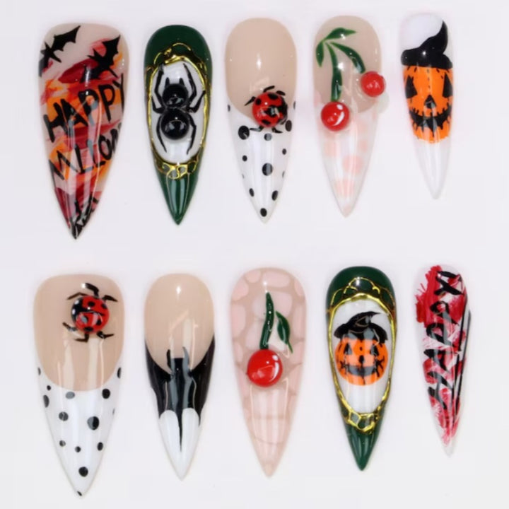 Artistic Themed Press-On Nail Set Kalsten