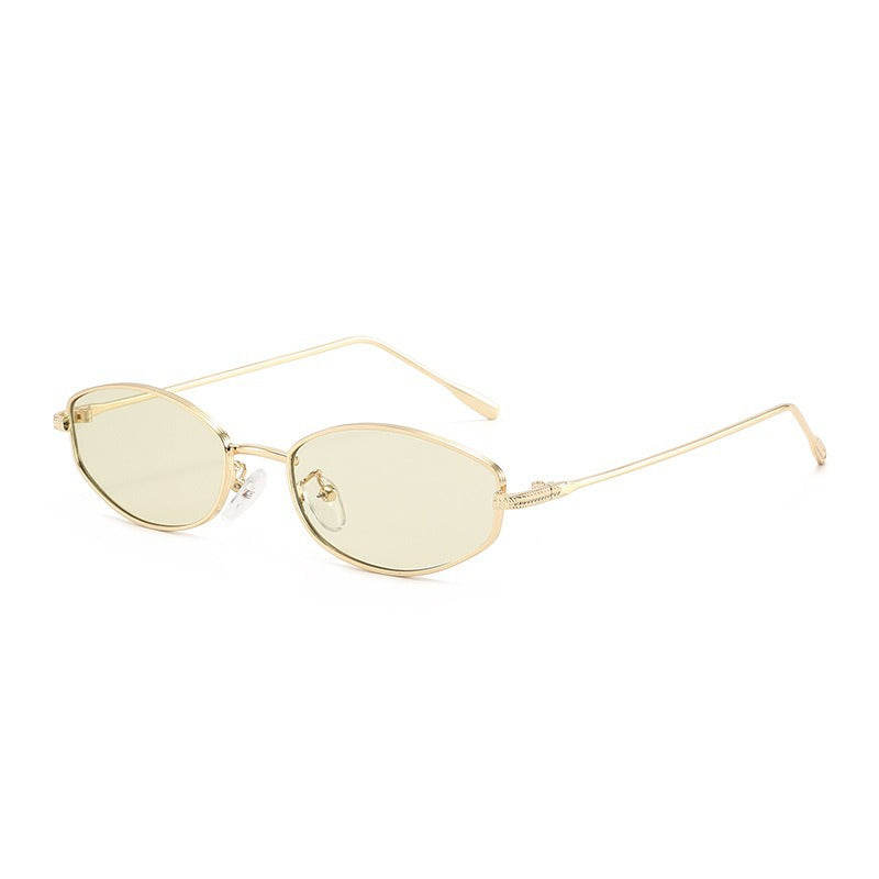 Ladies' fashionable sunglasses in minimalist oval design Kalsten
